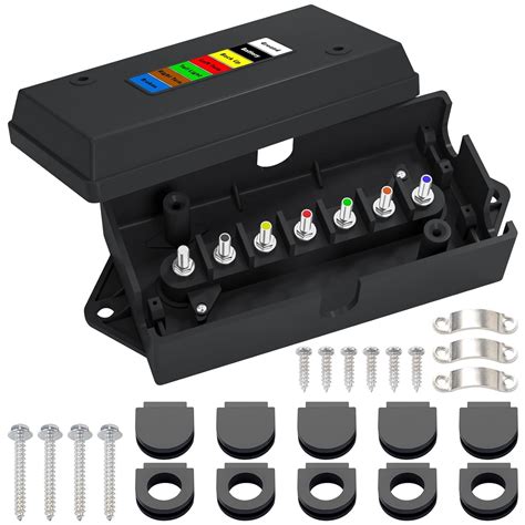 7 pin junction box|7 way junction box.